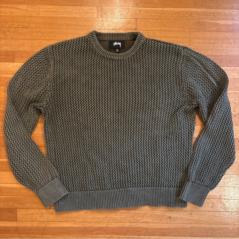 Stussy cotton knit sweater